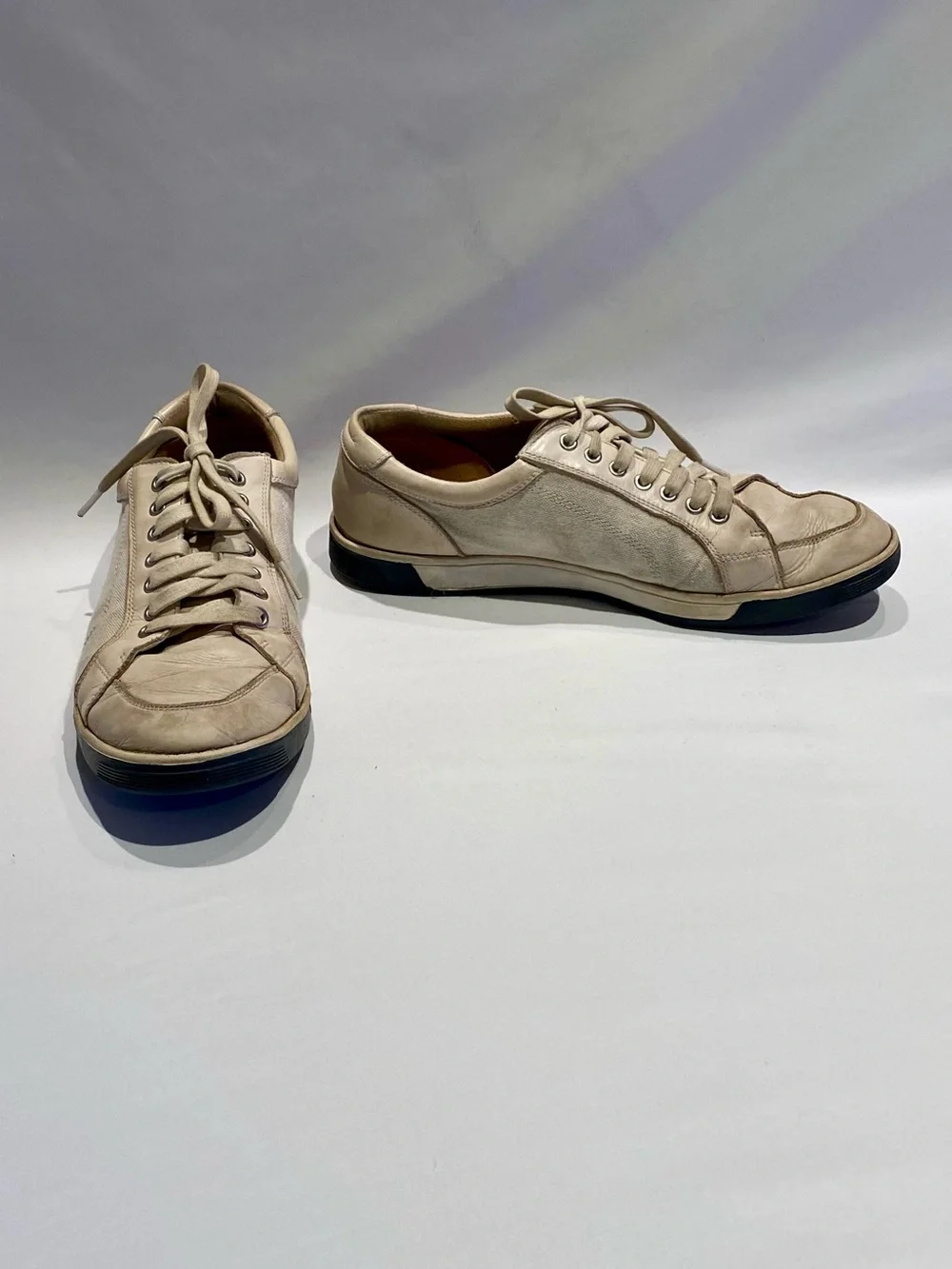 Cole Haan Men's Lace-Up Sneakers in Cream